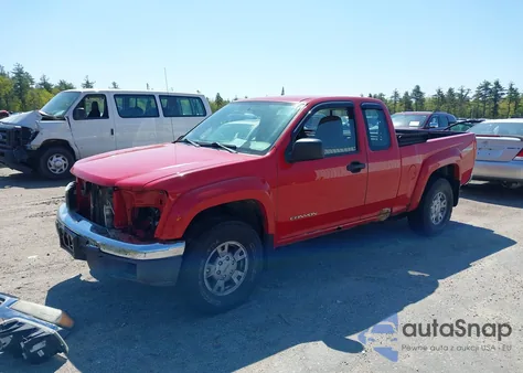 2005 GMC Canyon Sl из США, поврежденный, VIN 1GTDT196858225362